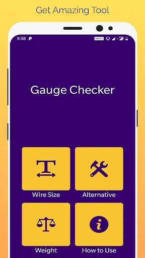 Gauge Checker ডাউনলোড করুন – তারের ওজন ও SWG রূপান্তরকারী - Screenshot 1