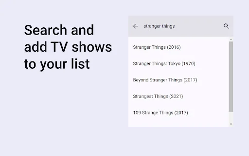 TV Show Tracker ডাউনলোড করুন – প্রিয় টিভি শো ট্র্যাক করুন - Screenshot 2