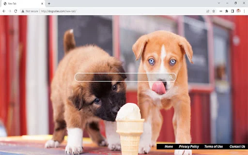Dog Cuties ডাউনলোড করুন – কিউট কুকুরের ছবি সহ নতুন ট্যাব - Screenshot 1
