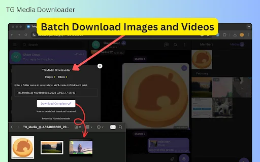 TG Media Downloader ডাউনলোড করুন – টেলিগ্রাম ভিডিও সেভ টুল - Screenshot 1