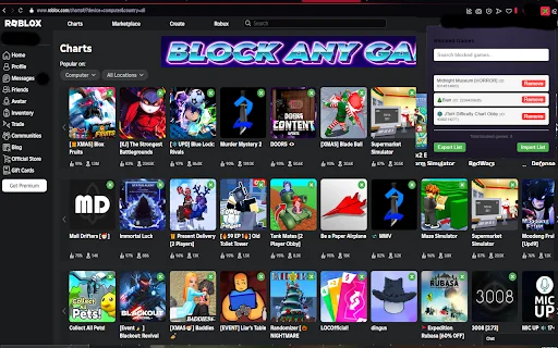 Roblox Game Blocker ডাউনলোড করুন – অপ্রয়োজনীয় গেম হাইড করুন - Screenshot 3