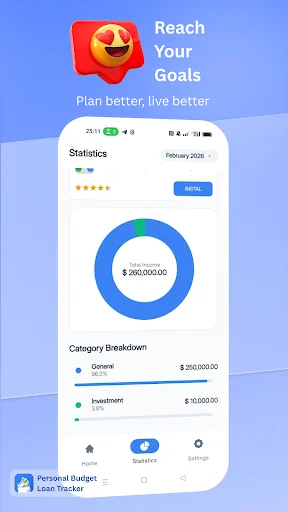 LoanFlow ডাউনলোড করুন – ব্যক্তিগত ঋণ ও বাজেট ট্র্যাকার অ্যাপ - Screenshot 23
