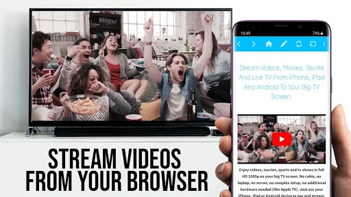 TV Cast for Android TV ডাউনলোড করুন – সেরা ওয়েব ব্রাউজার স্ট্রিমিং - Screenshot 2