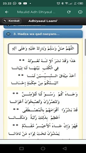 Rawi Maulid Nabi Offline ডাউনলোড করুন – সম্পূর্ণ সালাওয়াত বই - Screenshot 8
