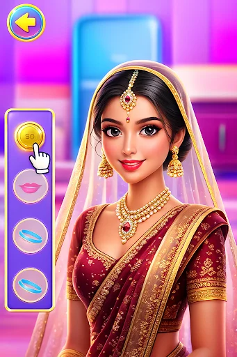 Indian Wedding DressUp Makeup ডাউনলোড করুন – সেরা ব্রাইডাল মেকওভার গেম - Screenshot 2