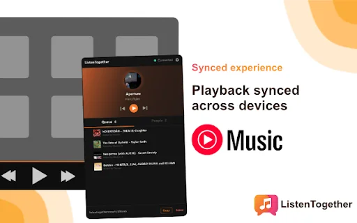 ListenTogether for YouTube Music ডাউনলোড করুন – বন্ধুদের সাথে গান শুনুন - Screenshot 4