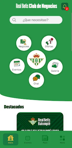 Real Betis Club de Negocios ডাউনলোড করুন – অফিসিয়াল বিজনেস অ্যাপ - Screenshot 1