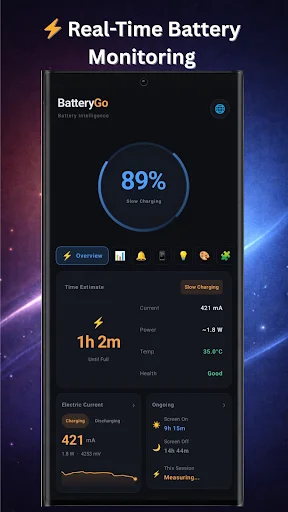 Battery Health Check BatteryGo ডাউনলোড করুন – দ্রুত চার্জিং ও অ্যালার্ম - Screenshot 2