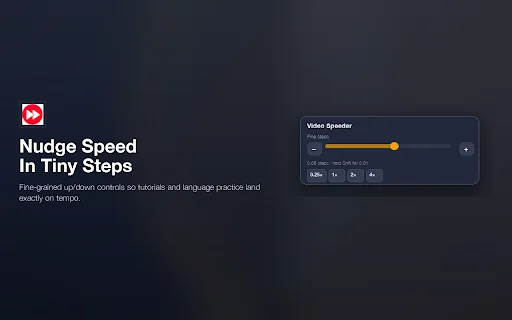 Video Speeder ডাউনলোড করুন – ভিডিও প্লেব্যাক স্পিড কন্ট্রোল করুন - Screenshot 3