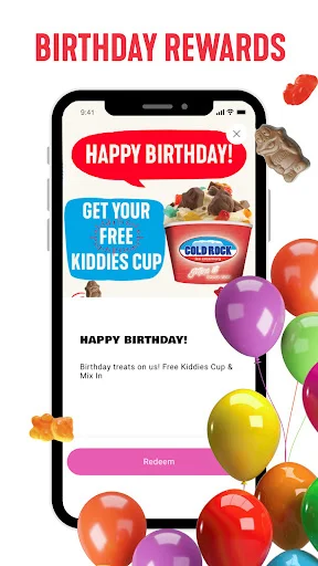 Cold Rock Ice Creamery অ্যাপ ডাউনলোড করুন – সেরা আইসক্রিম ডিল ও অফার - Screenshot 1