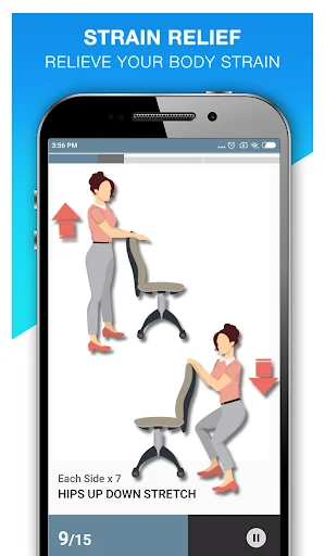 Office Workout Exercises ডাউনলোড করুন – ডেস্ক এক্সারসাইজ অ্যাপ - Screenshot 6