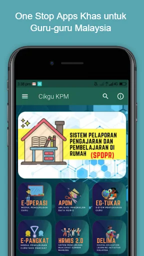Cikgu KPM ডাউনলোড করুন – শিক্ষকদের জন্য সেরা ওয়ান-স্টপ অ্যাপ - Screenshot 1