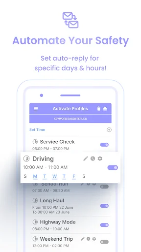 Safe Driving – Calls, SMS Reply ডাউনলোড করুন – নিরাপদ ড্রাইভিং অ্যাপ - Screenshot 3