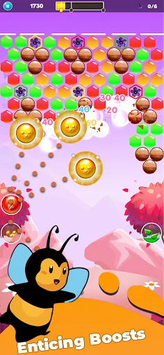 Bubble Honey Shooter ডাউনলোড করুন – সেরা পাজল গেম ফ্রি - Screenshot 3