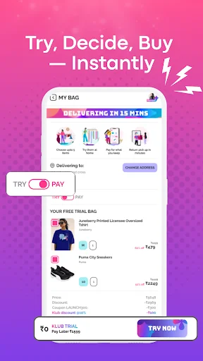 Klydo ডাউনলোড করুন – ট্রেন্ডি ফ্যাশন ও দ্রুত ডেলিভারি অ্যাপ - Screenshot 11
