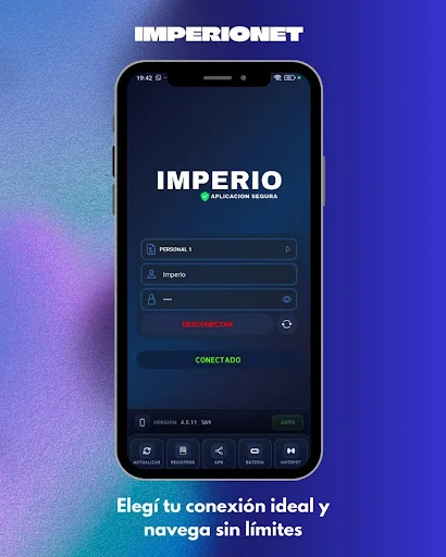 ImperioNet ডাউনলোড করুন – নিরাপদ এবং দ্রুত ব্রাউজিংয়ের সেরা সমাধান - Screenshot 1