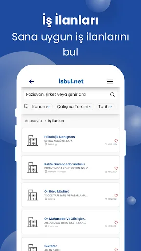 Isbul.net İş İlanları ডাউনলোড করুন – চাকরির সেরা সুযোগ - Screenshot 16