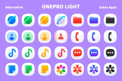 OneLight 8 – Icon Pack ডাউনলোড করুন – সেরা স্টাইলিশ আইকন প্যাক - Screenshot 9