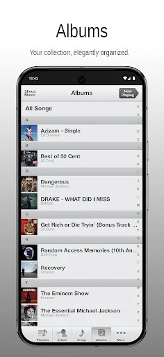 SkeuoMusic: Retro Music Player ডাউনলোড করুন – সেরা ক্লাসিক মিউজিক প্লেয়ার - Screenshot 3