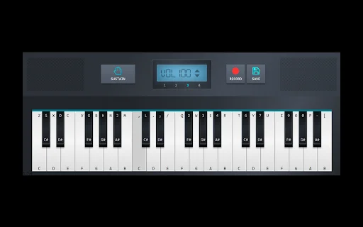 KBD To MIDI Piano ডাউনলোড করুন – সেরা অফলাইন MIDI কিবোর্ড - Screenshot 1