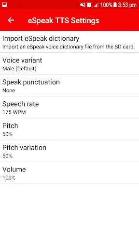 eSpeak NG Text-to-Speech ডাউনলোড করুন – ১০০+ ভাষায় কথা বলুন - Screenshot 12