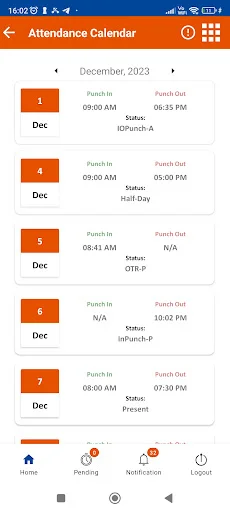 RACL HRMS ডাউনলোড করুন – অটোমেটেড এইচআর এবং এমপ্লয়ি ম্যানেজমেন্ট - Screenshot 5