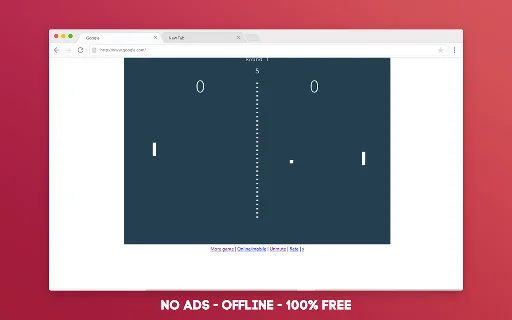 Classic Pong Offline Game for Chrome – বিনামূল্যে খেলুন - Screenshot 2