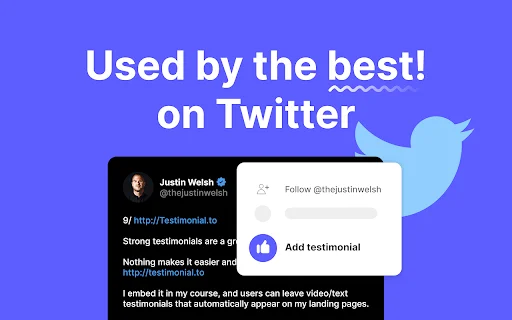 Testimonial Chrome Extension ডাউনলোড করুন – সেরা রিভিউ কালেকশন টুল - Screenshot 1