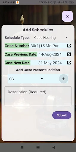MBC Lawyers Diary ডাউনলোড করুন – আইনজীবীদের জন্য সেরা ডিজিটাল ডায়েরি - Screenshot 5