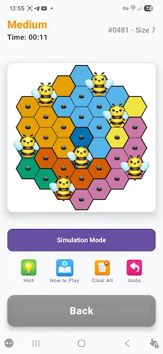 Star Bee Logic ডাউনলোড করুন – সেরা হেক্সাগোনাল পাজল গেম - Screenshot 5