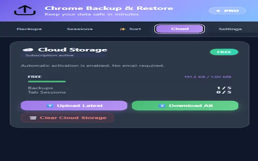 Chrome Backup & Restore ডাউনলোড করুন – ব্রাউজার ডেটা ব্যাকআপ নিন - Screenshot 3
