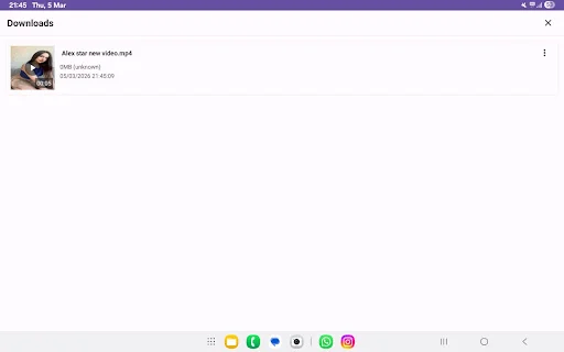 KX Video Downloader লেটেস্ট ভার্সন – ভিডিও ও মিউজিক ডাউনলোড করুন - Screenshot 7