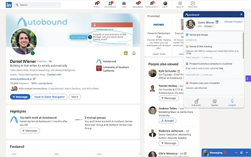 Autobound ডাউনলোড করুন – AI দ্বারা সেলস ইমেইল লিখুন - Screenshot 1