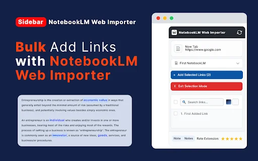 Notebooklm Web Importer ডাউনলোড করুন – এক ক্লিকে নোটবুক সেভ করুন - Screenshot 2
