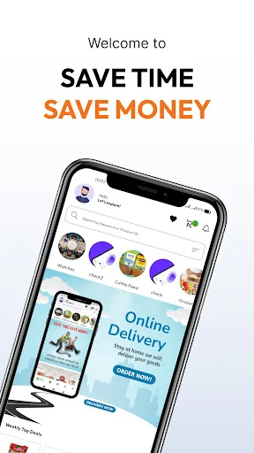 STSM – Save Time Save Money ডাউনলোড করুন – দ্রুত ডেলিভারি অ্যাপ - Screenshot 1