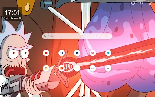 Rick and Morty NewTab ডাউনলোড করুন – সেরা থিম ও ফিচার - Screenshot 4