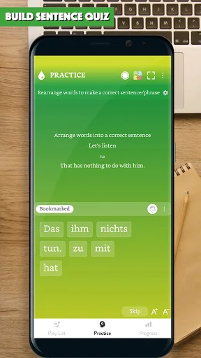 German Sentence Master ডাউনলোড করুন – জার্মান শিখুন সহজে - Screenshot 2