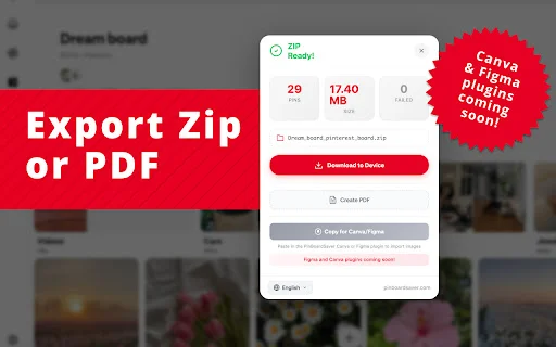 PinBoardSaver ডাউনলোড করুন – Pinterest বোর্ড ডাউনলোড করুন সহজে - Screenshot 2