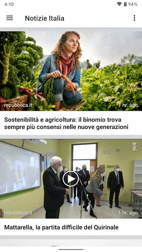 Notizie Italia ডাউনলোড করুন – লেটেস্ট খবর ও আপডেট ফ্রি - Screenshot 2
