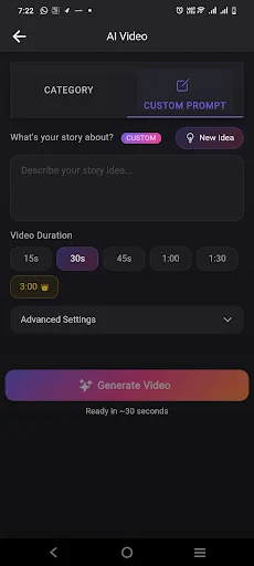 ClipNova AI ডাউনলোড করুন – সেরা ফ্রি এআই ভিডিও মেকার ও অটো-পাবলিশ - Screenshot 3
