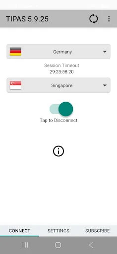 TIPAS VPN ডাউনলোড করুন – নিরাপদ এবং ব্যক্তিগত ব্রাউজিংয়ের জন্য সেরা - Screenshot 1
