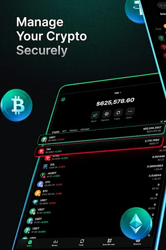 Ybit: Bitcoin & Crypto Wallet ডাউনলোড করুন – সেরা মাল্টি-চেইন ওয়ালেট - Screenshot 13