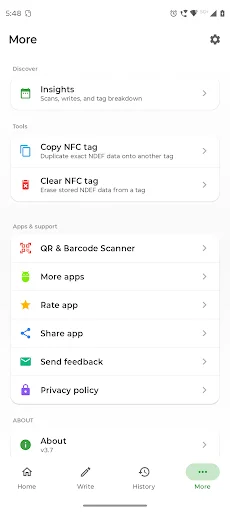 NFC/RF Reader and Writer ডাউনলোড করুন – দ্রুত NFC রিড ও রাইট - Screenshot 7