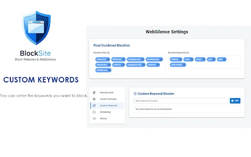 BlockSite ডাউনলোড করুন – ওয়েবসাইট এবং কিউওয়ার্ড ব্লকার - Screenshot 4