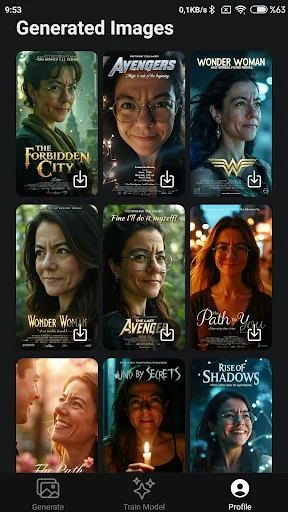 Posterize AI Movie Posters ডাউনলোড করুন – আপনার সেলফি থেকে মুভি পোস্টার তৈরি করুন - Screenshot 3