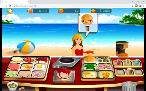 Beach Restaurant Game ডাউনলোড করুন – সেরা কুকিং গেম - Screenshot 1