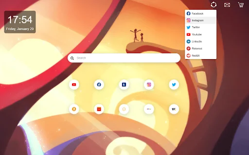 Rick and Morty NewTab ডাউনলোড করুন – সেরা থিম ও ফিচার - Screenshot 1
