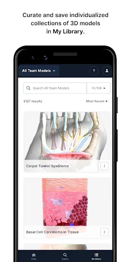 BioDigital Human ডাউনলোড করুন – সেরা 3D অ্যানাটমি লার্নিং অ্যাপ - Screenshot 4