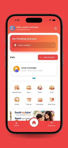Book My Tutor অ্যাপ ডাউনলোড করুন – সেরা ব্যক্তিগত শিক্ষা সমাধান - Screenshot 4