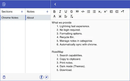 Notepad ডাউনলোড করুন – দ্রুত এবং সহজ নোট নেওয়ার সেরা এক্সটেনশন - Screenshot 1